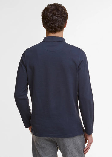Barbour Longsleeve Polo's Blaine tailored ls polo shirt - navy