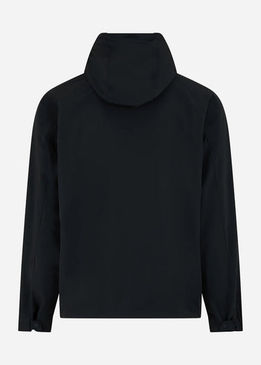 Aquascutum Jassen Shell sp hooded jacket - black