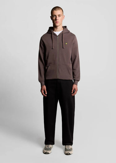 Lyle & Scott Hoodies Zip through hoodie - espresso