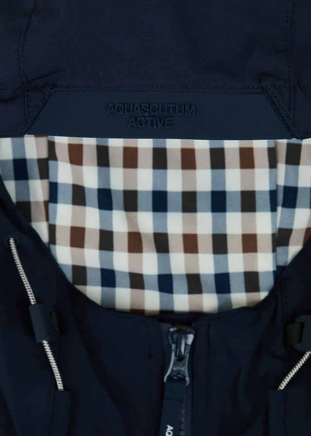 Aquascutum Jassen Shell sp hooded jacket - navy