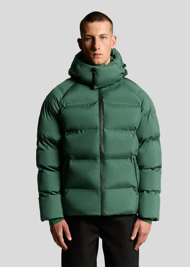 Lyle & Scott Jassen Welded wadding jacket - dark pine