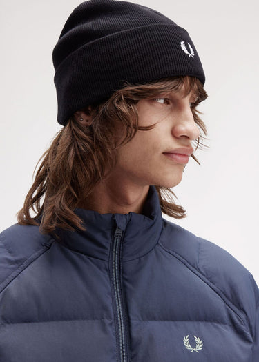 Fred Perry Mutsen Classic beanie - black snowwhite