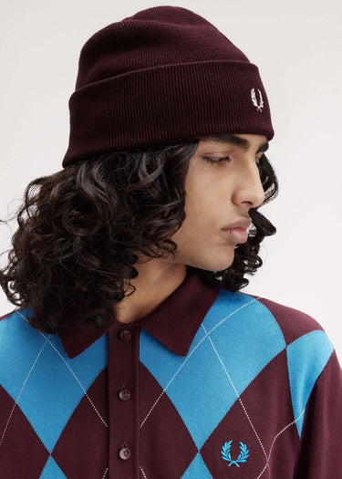 Fred Perry Mutsen Classic beanie - oxblood