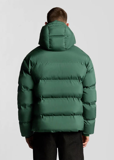 Lyle & Scott Jassen Welded wadding jacket - dark pine