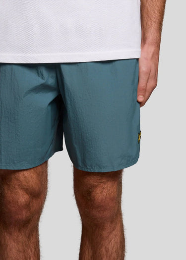 Lyle Scott Zwembroeken Plain swim short - denim jeans