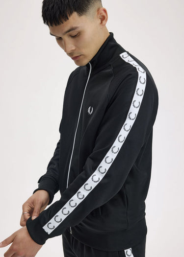 Fred Perry Jassen Taped track jacket - black