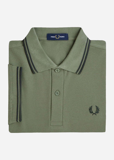 Fred Perry Polo's Twin tipped polo - laurel wreath green black