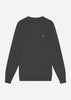 Lyle & Scott Truien  Cotton merino crew neck jumper - gunmetal 