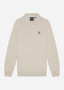 Lyle & Scott Truien  Cotton merino long sleeve knitted polo - cove 