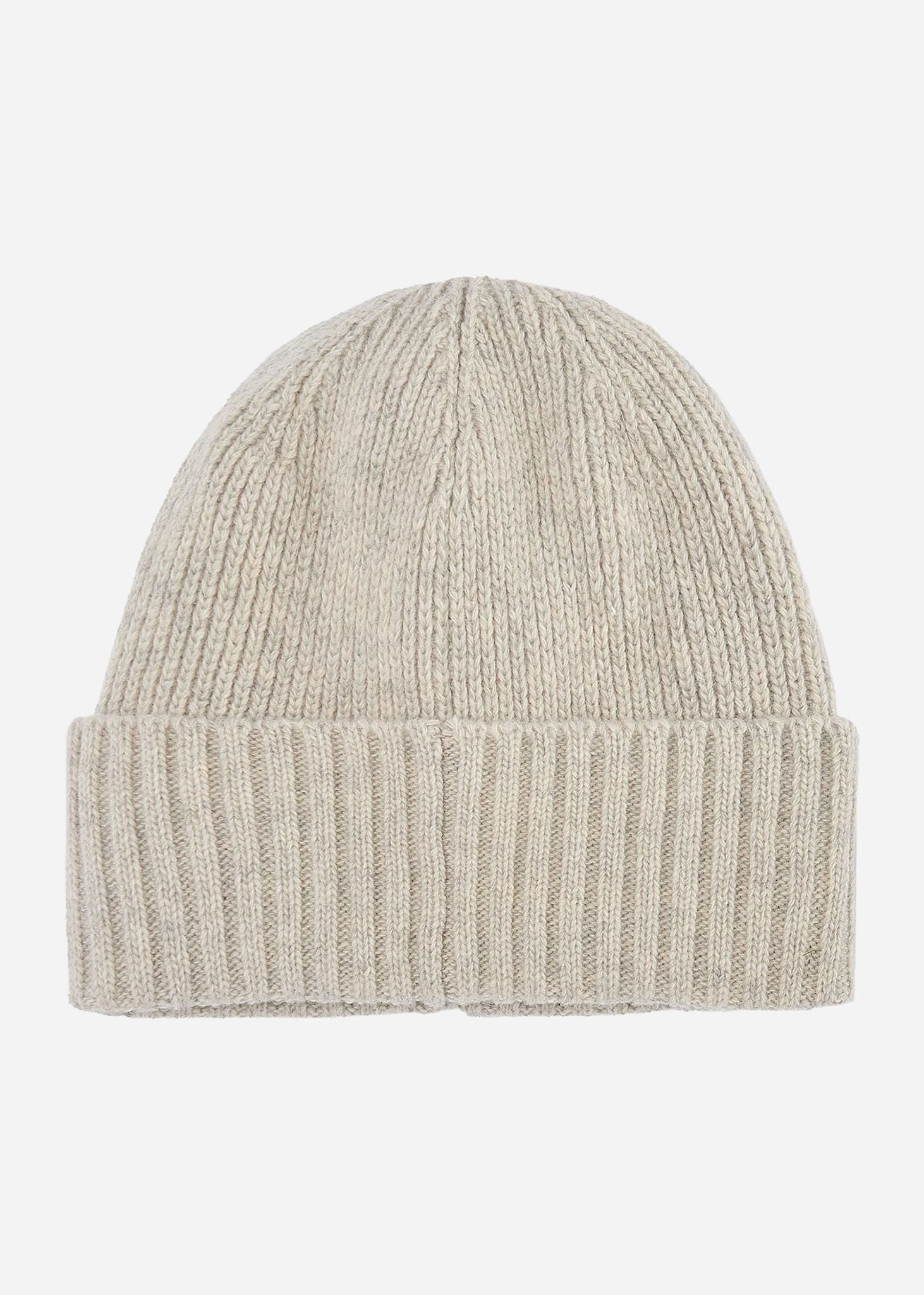 Barbour Mutsen  Carlton beanie hat - light grey 