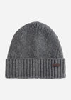 Barbour Mutsen  Carlton beanie hat - grey 