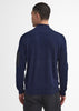 Barbour International Truien  Blades cotton half zip jumper - navy 