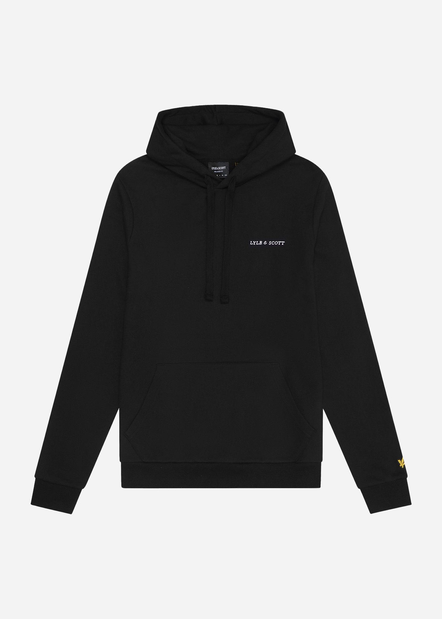 Lyle & Scott Hoodies  Embroidered hoodie - jet black white 