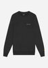 Lyle & Scott Truien  Embroidered crew neck sweatshirt - gunmetal cove 