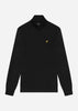 Lyle & Scott Truien  Interlock quarter zip - jet black 