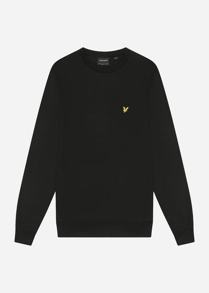 Lyle & Scott Truien  Interlock crew neck sweatshirt - jet black 