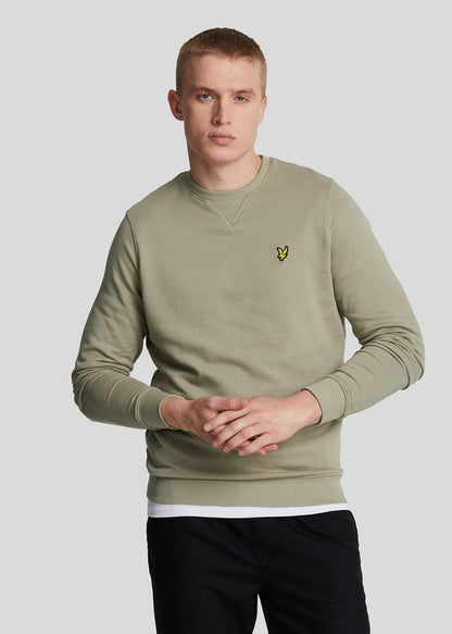 Lyle & Scott Truien  Crew neck sweatshirt - sage uniform 