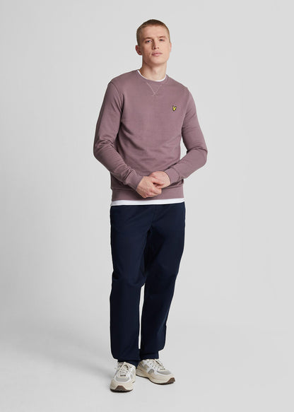 Lyle & Scott Truien  Crew neck sweatshirt - highland mauve 