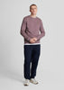 Lyle & Scott Truien  Crew neck sweatshirt - highland mauve 