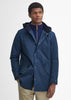 Barbour Jassen  Chelsea waterproof mac - navy blue granite tartan 