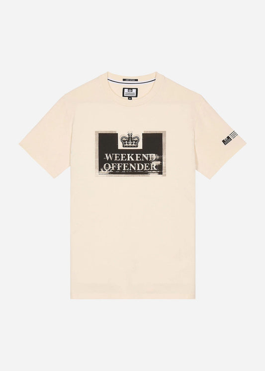 Weekend Offender T-shirts  Bonpensiero - ivory 