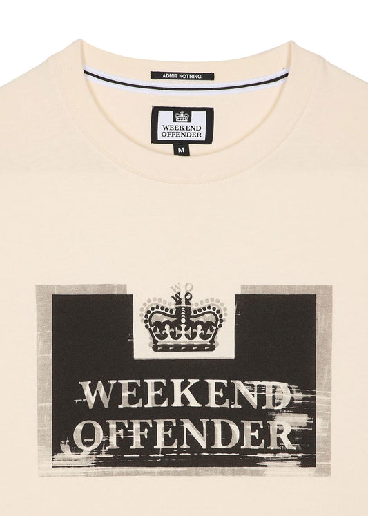 Weekend Offender T-shirts  Bonpensiero - ivory 