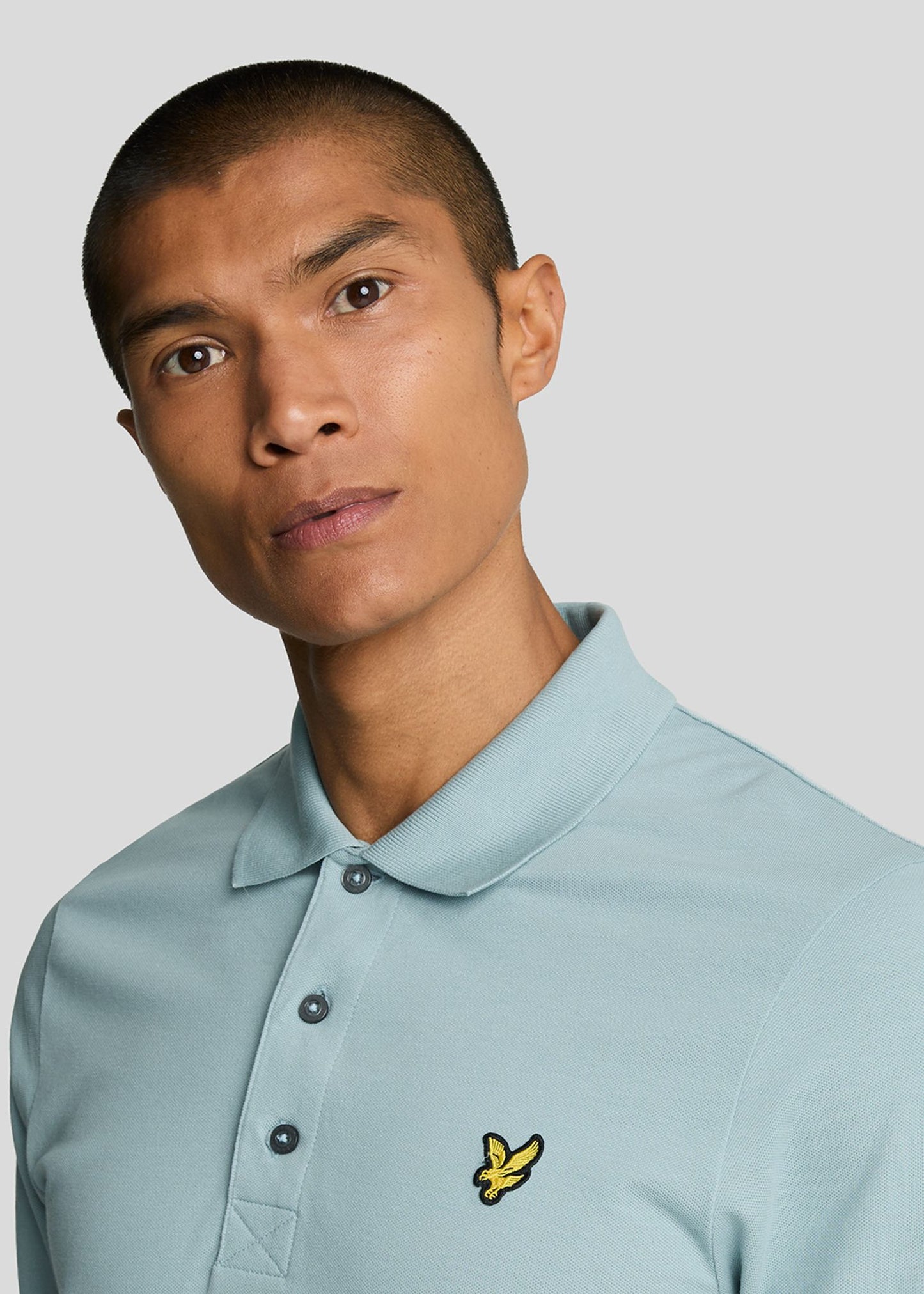 Lyle & Scott Polo's  Plain polo shirt - blue smoke 