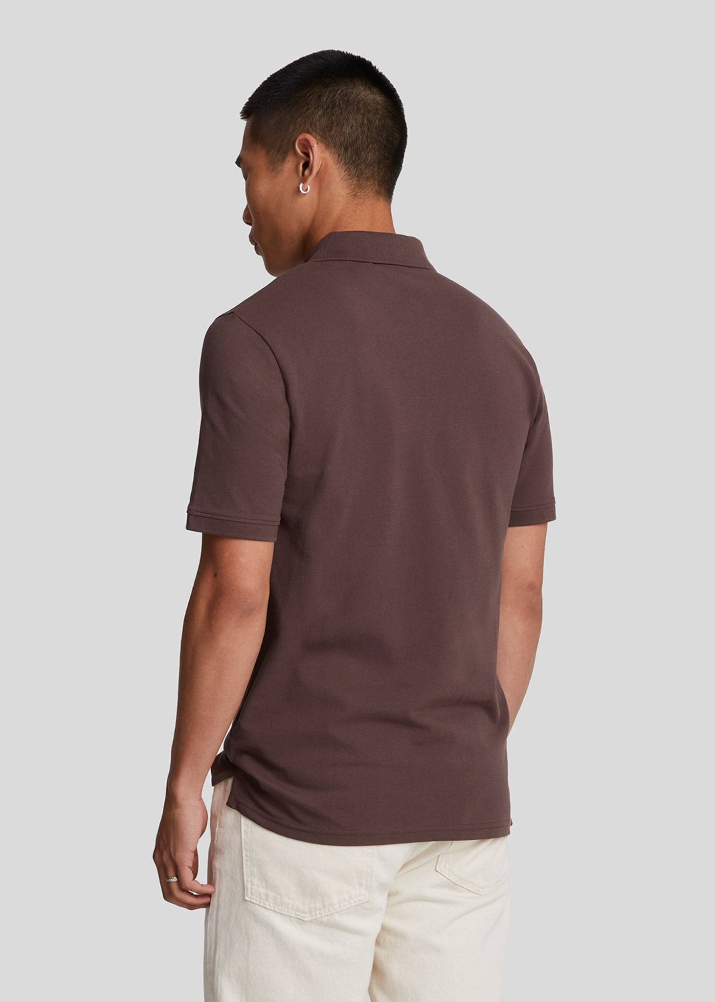 Lyle & Scott Polo's  Plain polo shirt - deep mahogany 