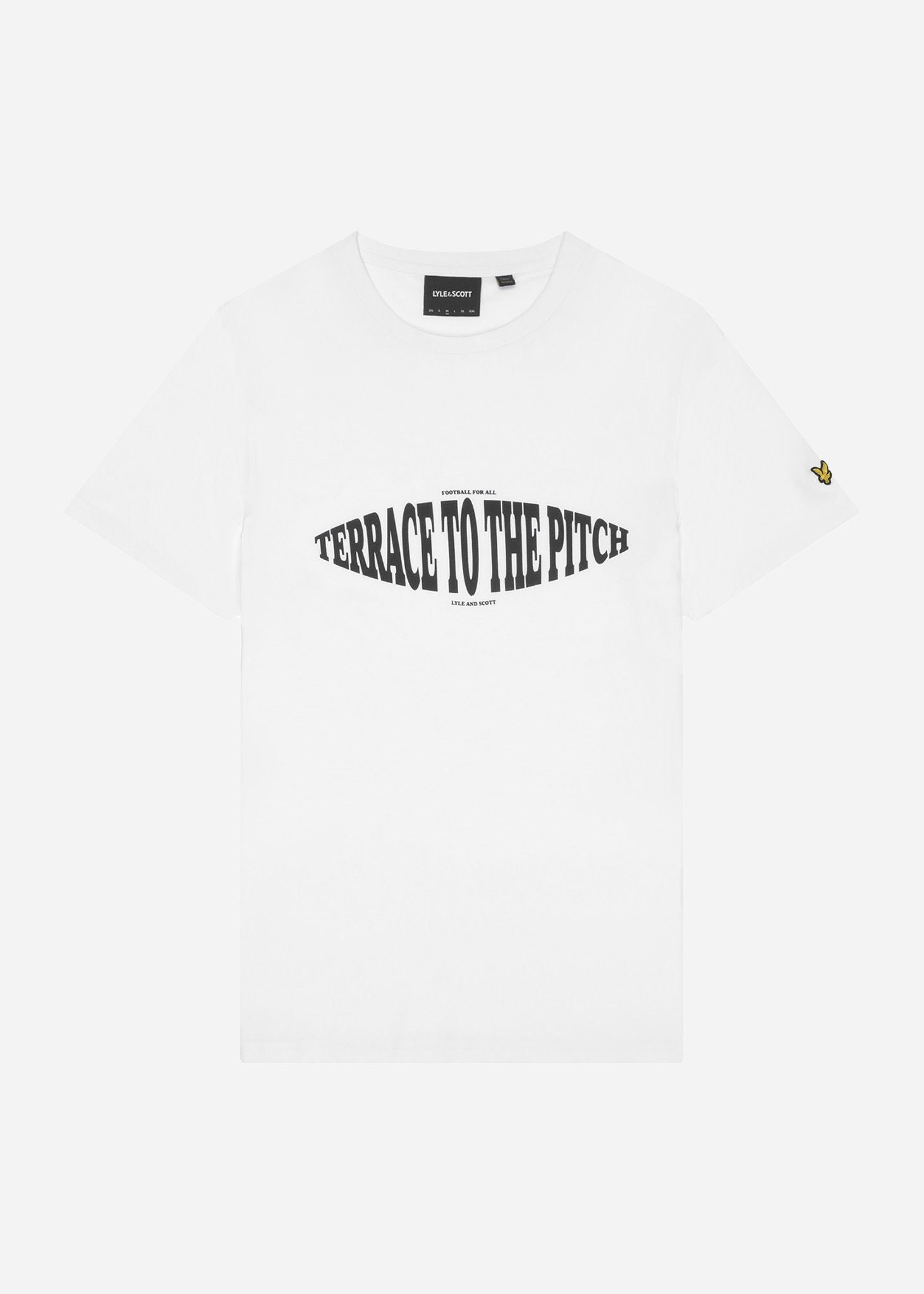 Lyle & Scott T-shirts  Terrace graphic - white 