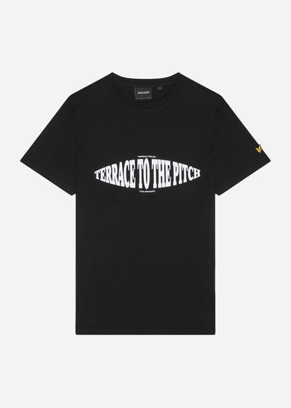 Lyle & Scott T-shirts  Terrace graphic - jet black 