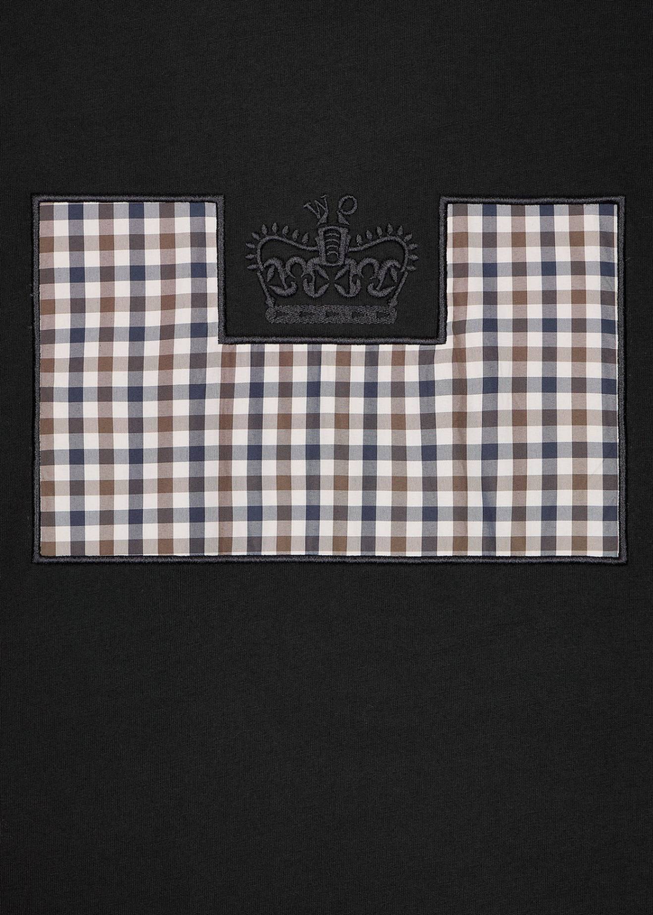 Weekend Offender T-shirts  Zapico - black mid house check 