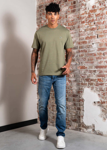 Lacoste T-shirts Cotton t-shirt - khaki