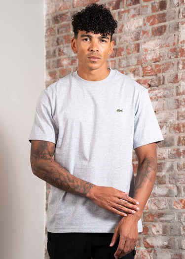 Lacoste T-shirts Cotton t-shirt - silver chine