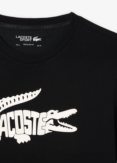 Lacoste T-shirts  Tee logo - black white 