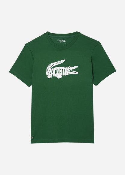 Lacoste T-shirts  Tee logo - green 