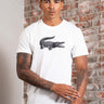 Lacoste T-shirts Lacoste logo t-shirt - white black