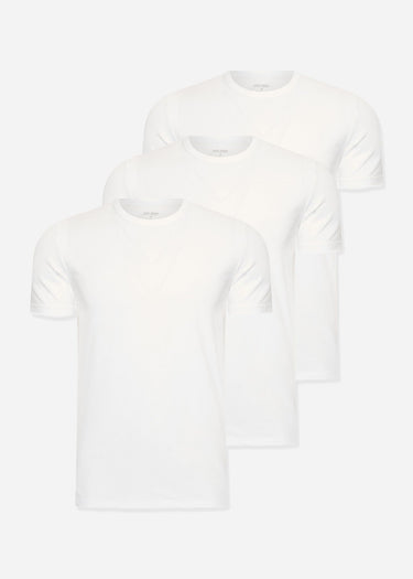 Lyle & Scott T-shirts  Basic 3 pack t-shirt - white 