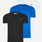 Lyle & Scott T-shirts  3 pack t-shirt - jet black - bright blue - white 
