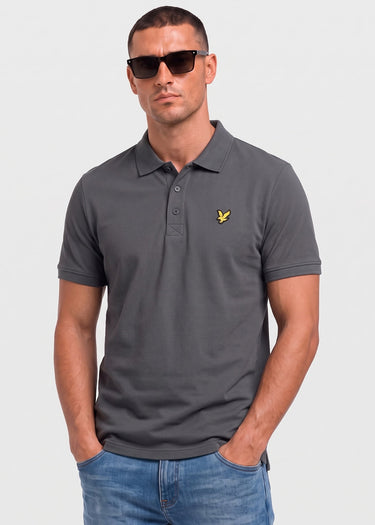 Lyle & Scott Polo's Plain polo shirt - charcoal