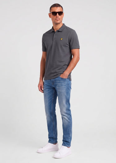 Lyle & Scott Polo's Plain polo shirt - charcoal