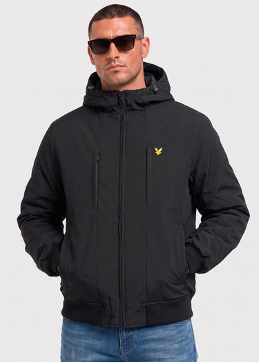 Lyle & Scott Jassen Wadded softshell jacket - jet black