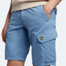 Lyle & Scott Korte Broeken  Wembley cargo short - skipton blue 