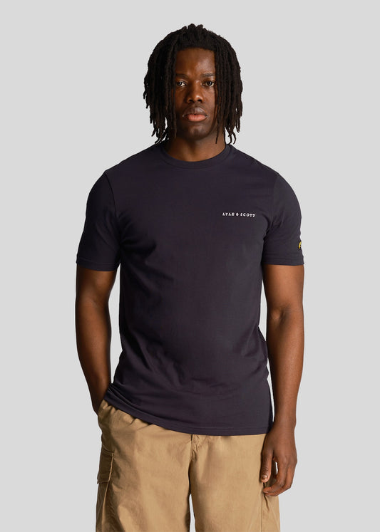 Lyle & Scott T-shirts  Embroidered t-shirt - dark navy 