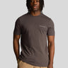 Lyle & Scott T-shirts  Embroidered t-shirt - gunmetal 