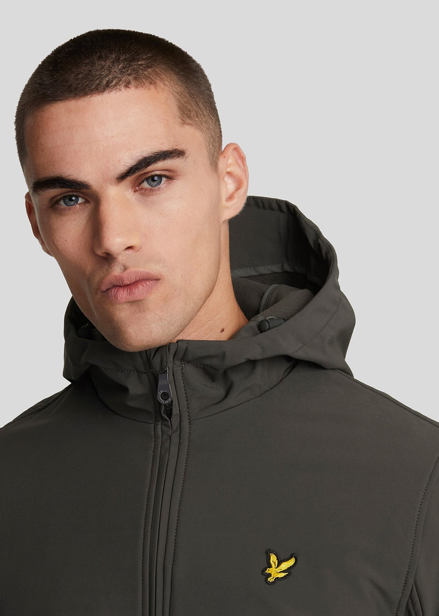 Lyle & Scott Jassen  Fleece back softshell jacket - gunmetal 