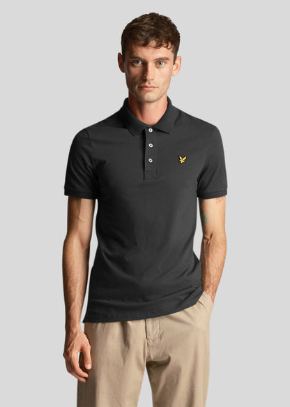 Lyle & Scott Polo's  Plain polo shirt - gunmetal 