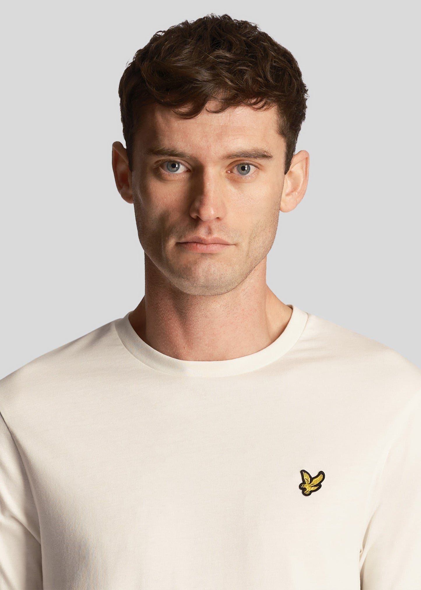 Lyle & Scott T-shirts  Plain t-shirt - chalk 