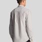 Lyle & Scott Overhemden  Stripe oxford shirt - gun metal white 