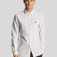 Lyle & Scott Overhemden  Stripe oxford shirt - light blue white 