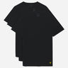 Lyle & Scott T-shirts  Maxwell 3 pack t-shirt - jet black 